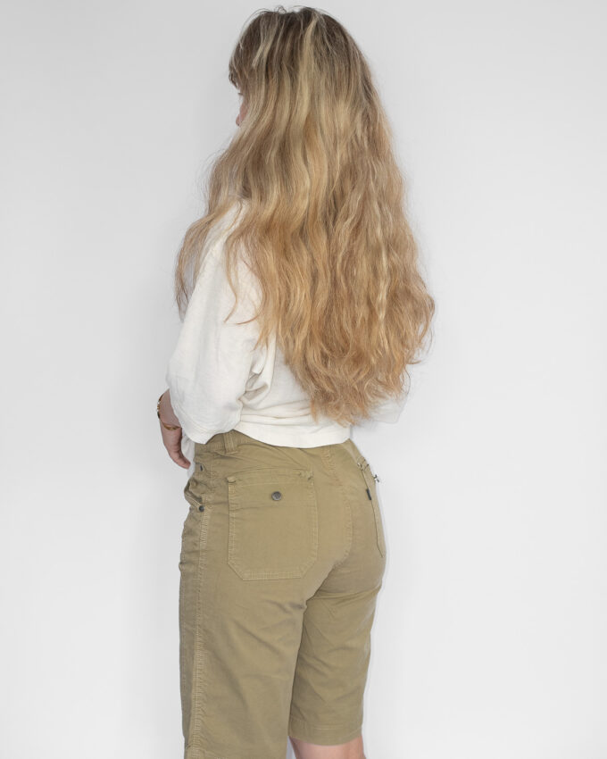 Mens Olive Vintage Bermuda Shorts - M