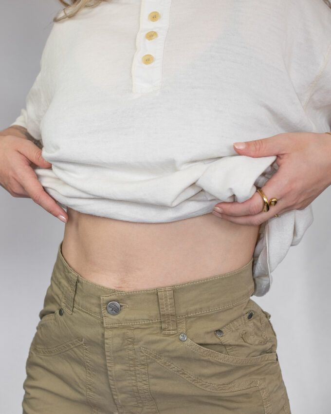 Mens Olive Vintage Bermuda Shorts - M