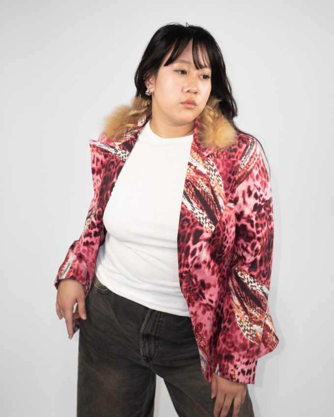 One of a Kind Vintage Leopard Blazer - S/M