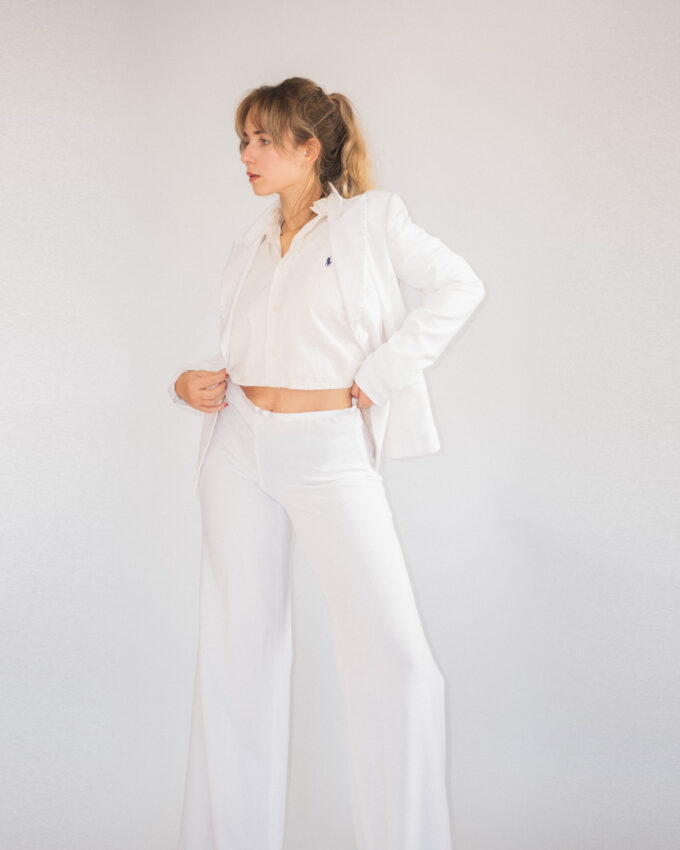 Italian Two-Piece Set (Suit Pants and Blazer) – M