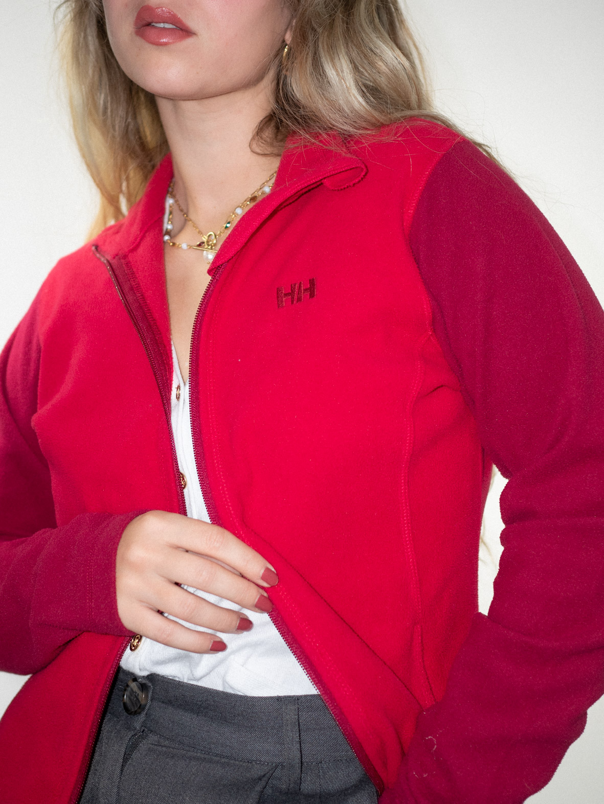 Vintage Helly Hansen Fleece Jacket - S - Image 2