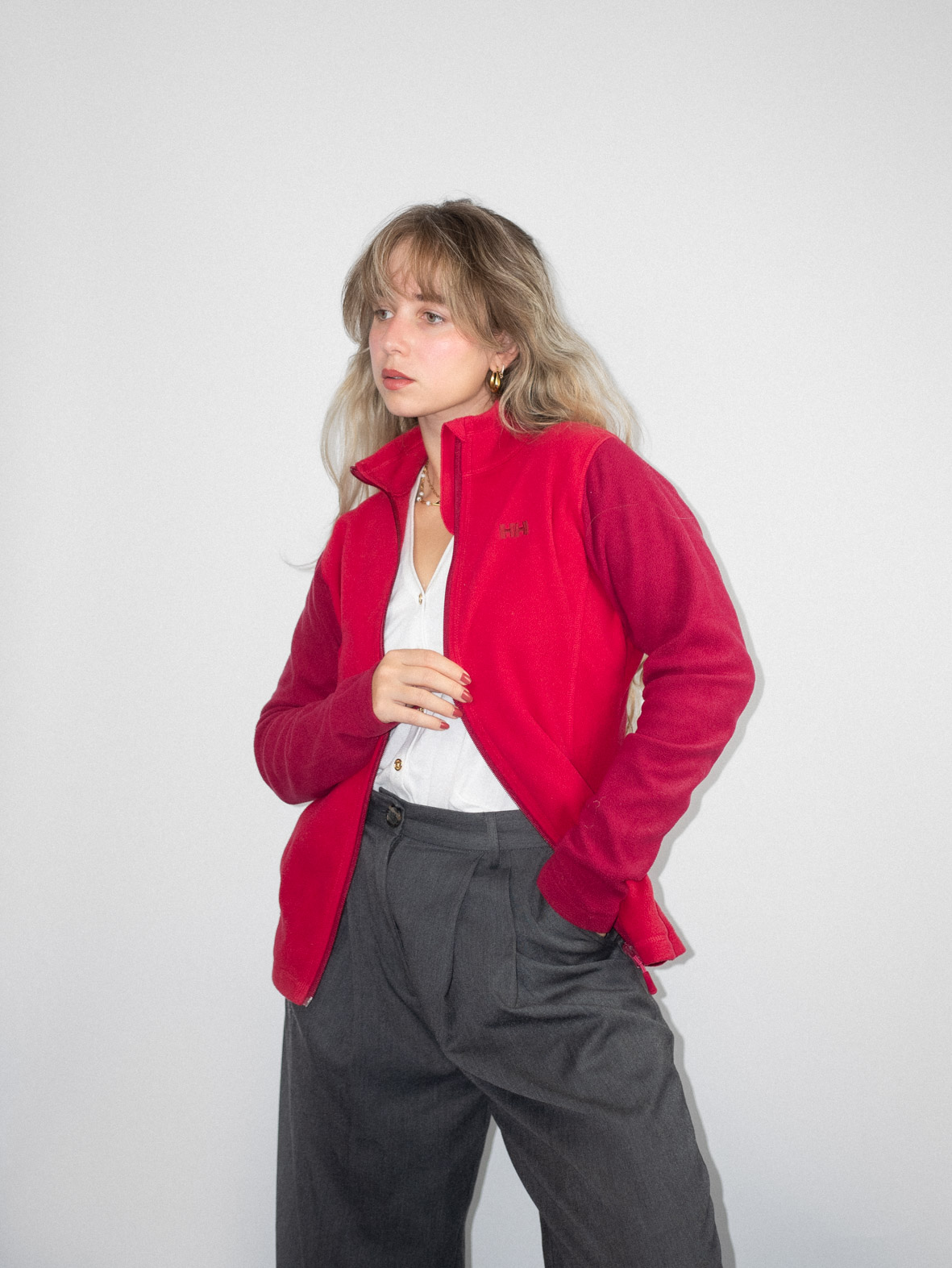 Vintage Helly Hansen Fleece Jacket - S - Image 3