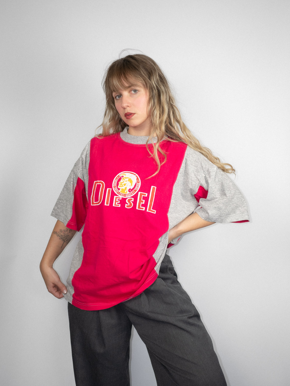 Vintage Diesel Tee - Boxy Fit Oversized - L