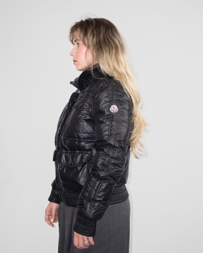 Black Moncler Winter Bomber - S