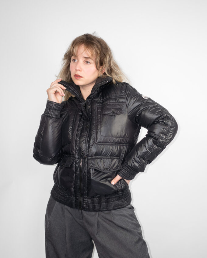 Black Moncler Winter Bomber - S