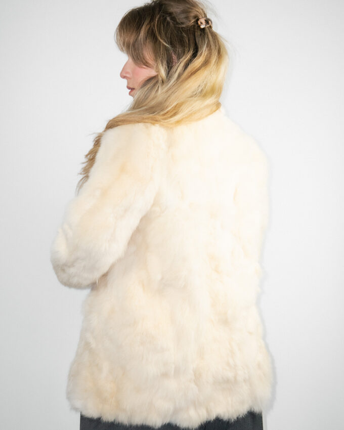 Fur Lightweight Vintage Jacket - S