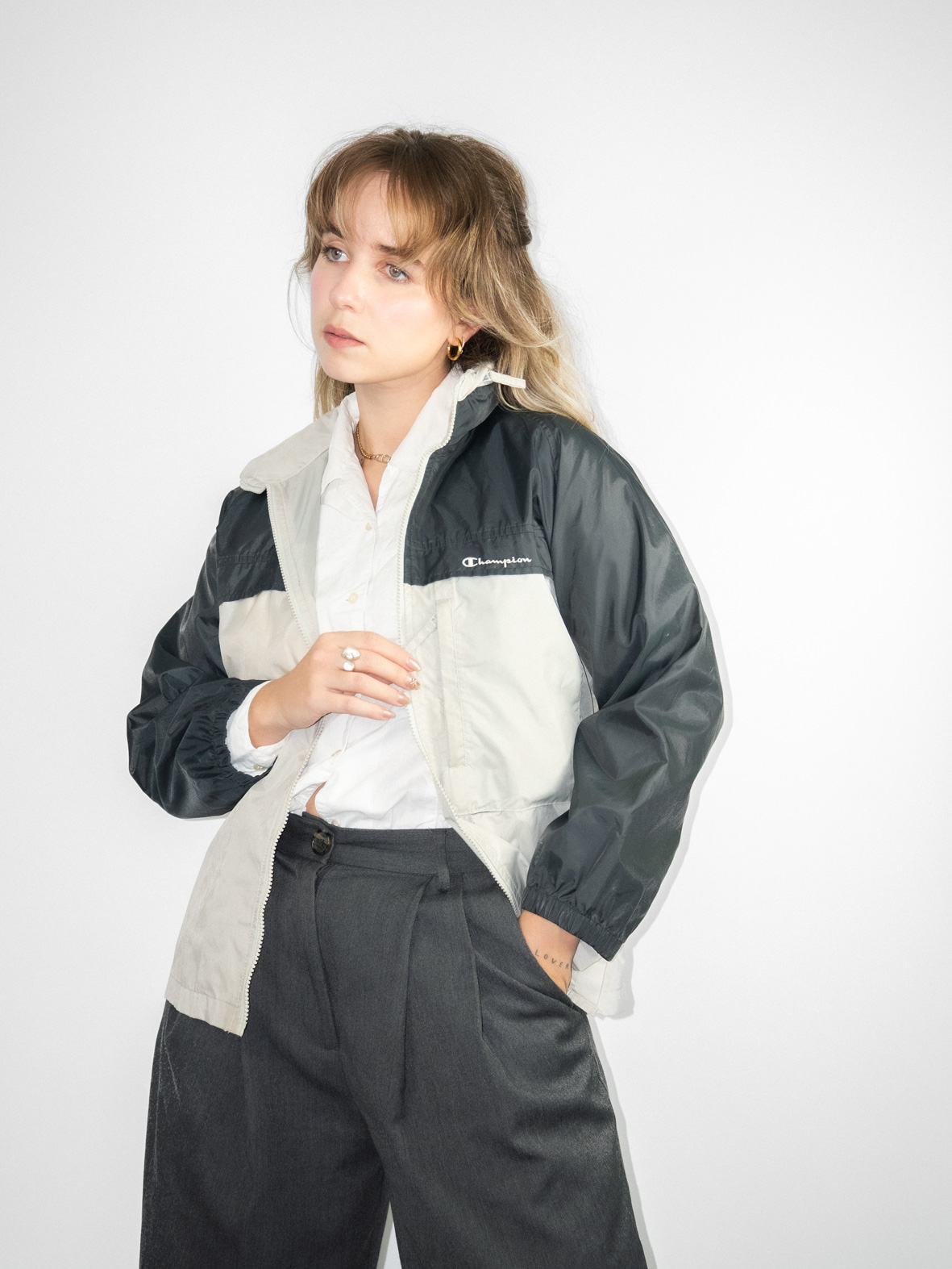 Vintage Champion Rain Jacket - S