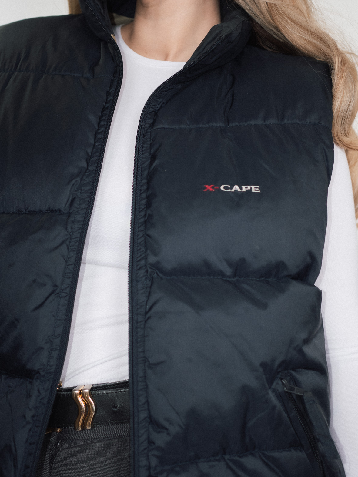 Vintage Puffer Vest – M/L - Image 3