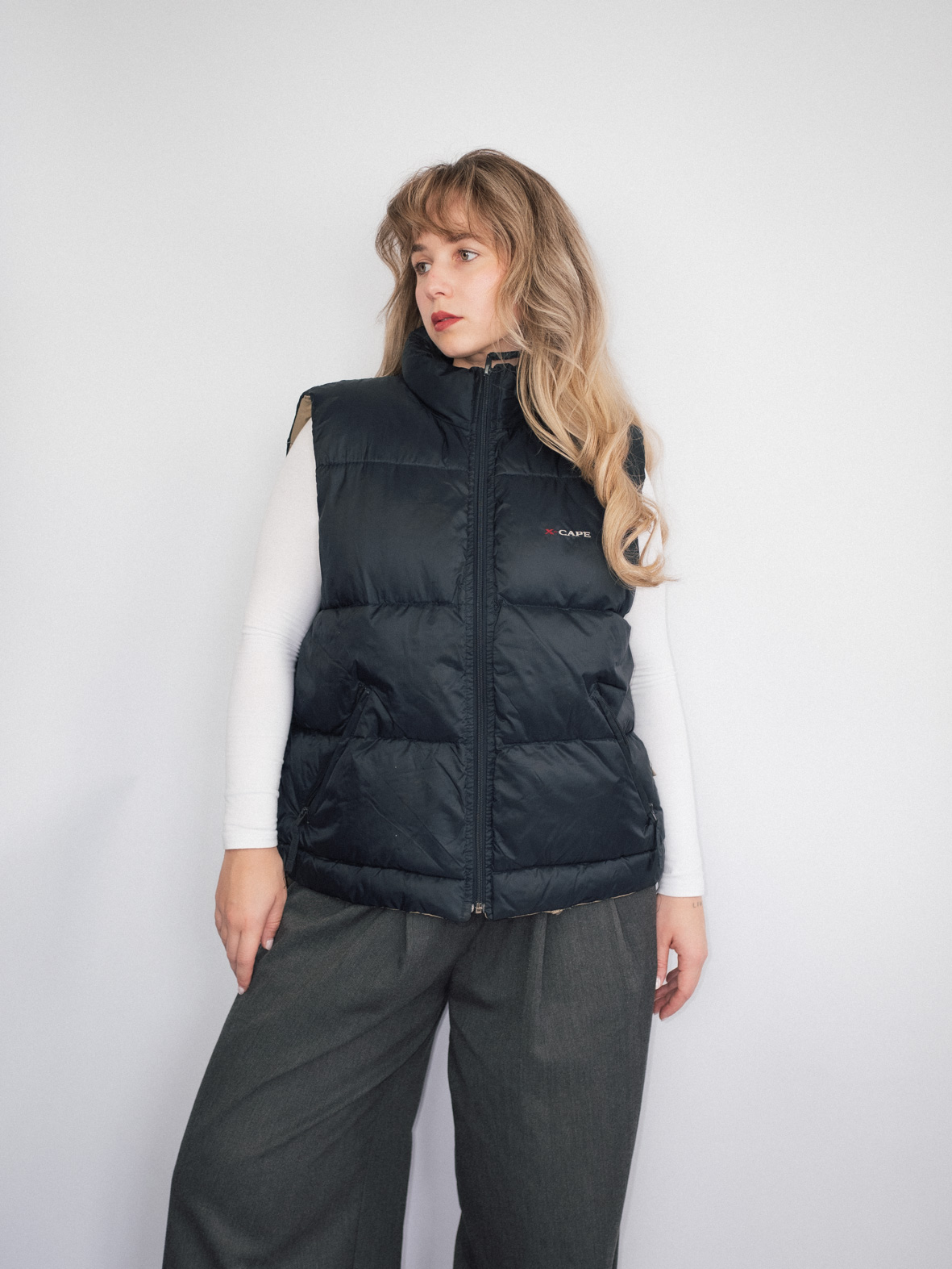Vintage Puffer Vest – M/L - Image 5