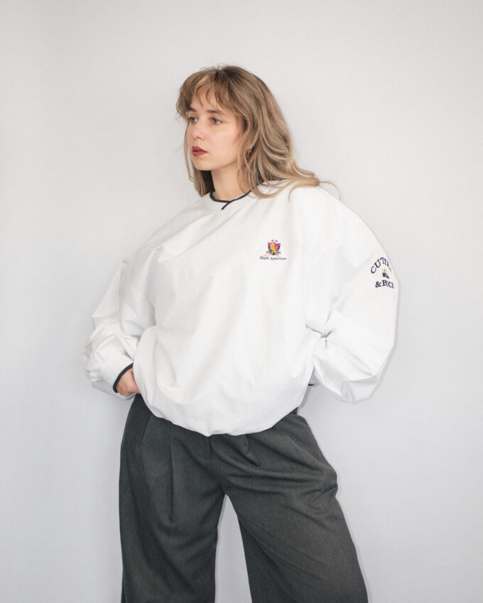 Vintage 90s Sweater Windbreaker – L/XL