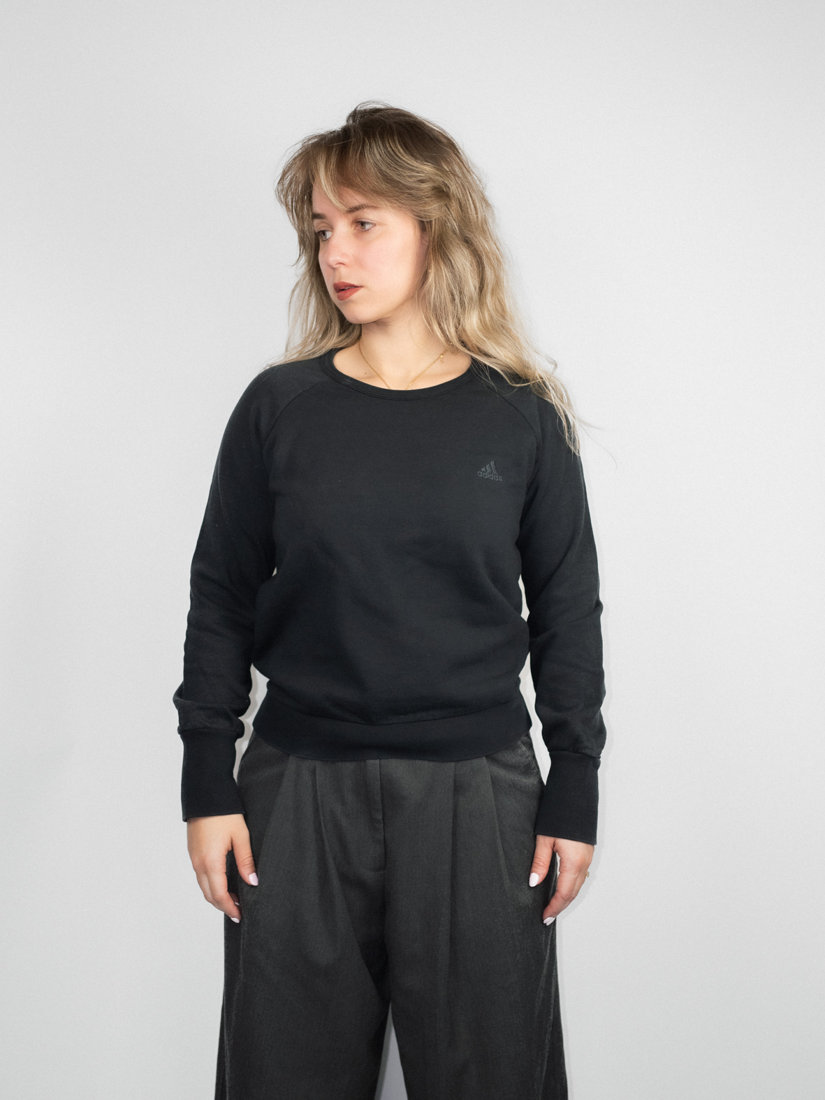 Vintage Adidas Sweatshirt – S - Image 3