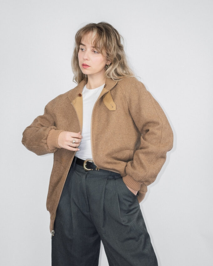 Reversible Vintage Wool Jacket – M/L