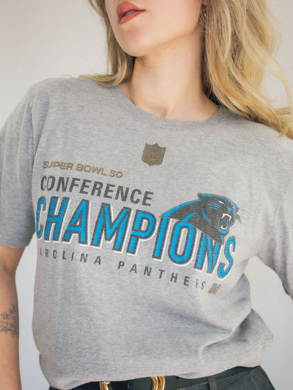 Vintage Nike Carolina Panthers T-Shirt - M - Image 3