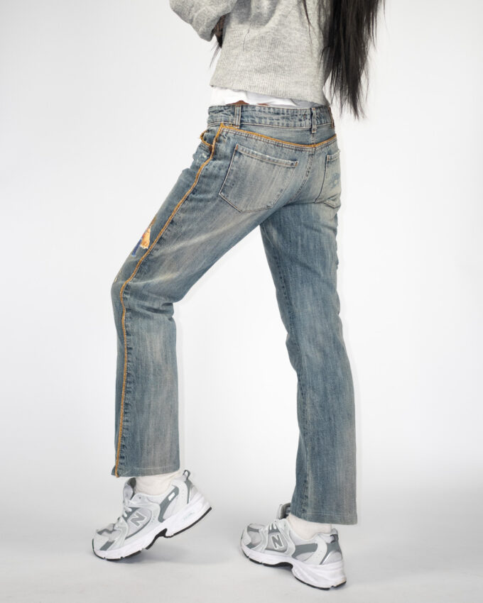 Vintage Just Cavalli Pattern Jeans - M