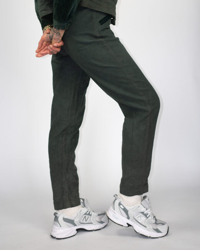 Forest Green Vintage Cord Pants - S