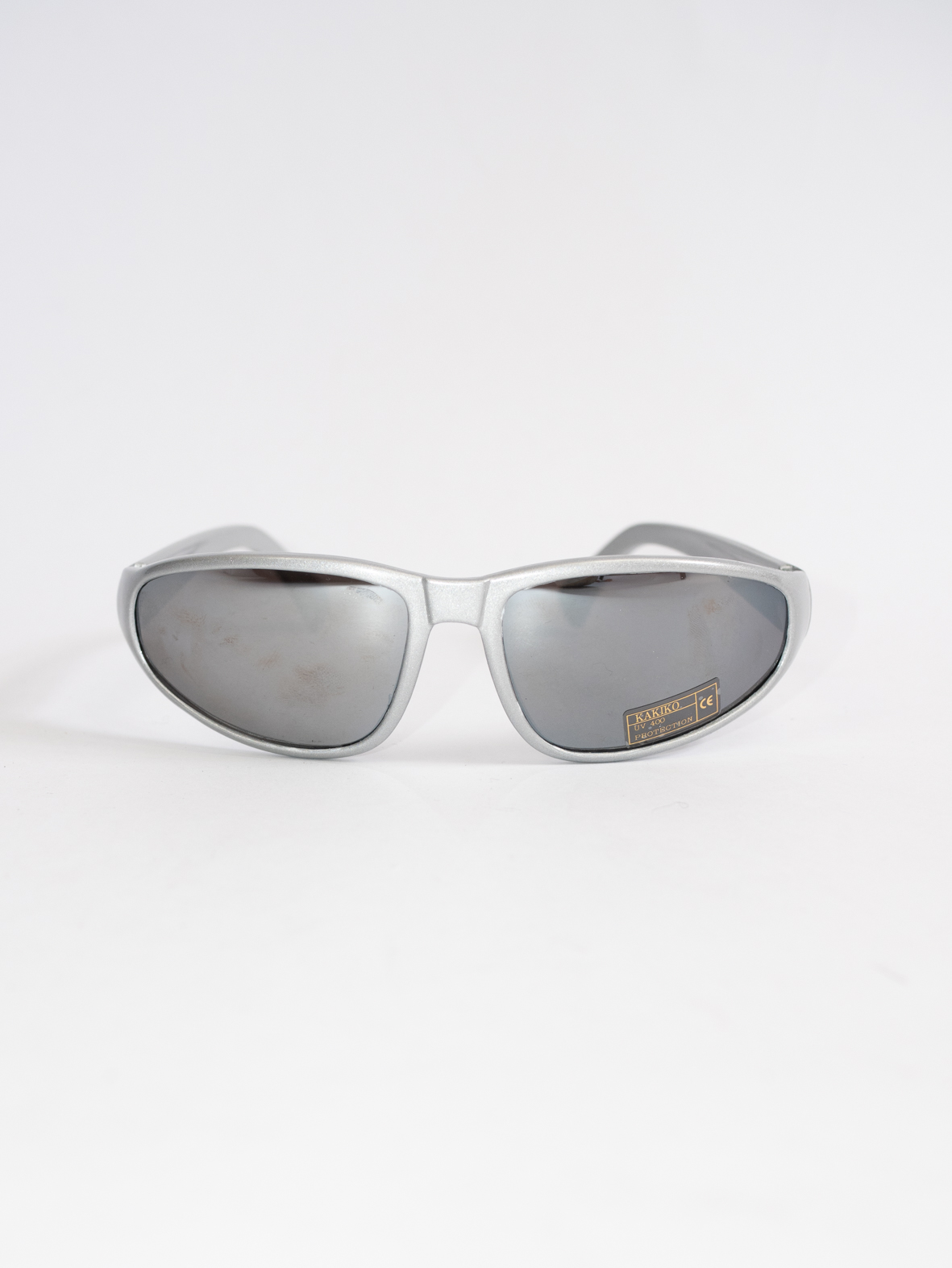 Deadstock 00s Silver Blade Wrap-Arounds - Image 3