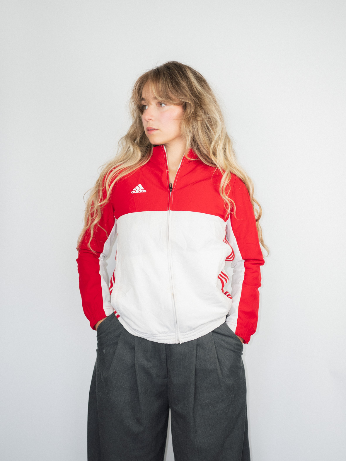 90s Adidas Shell Jacket – S