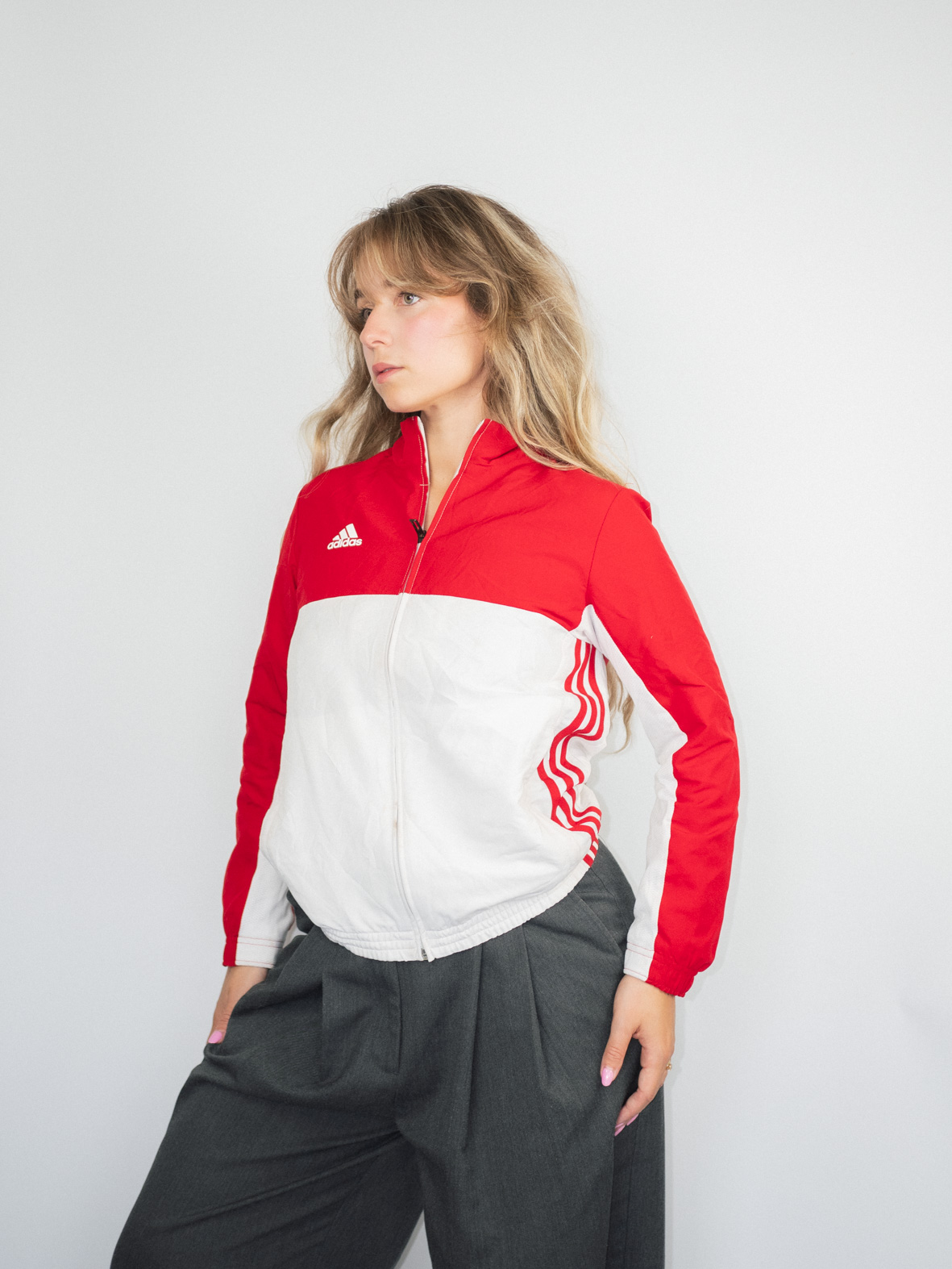 90s Adidas Shell Jacket – S - Image 4