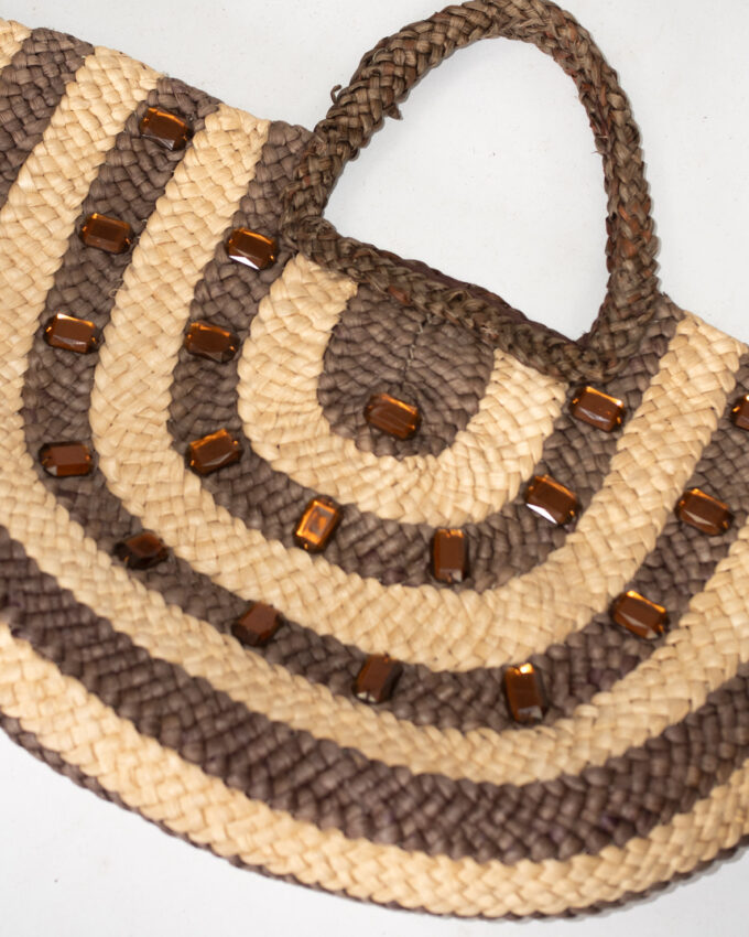 Summer Muse – Vintage Straw Beach Bag