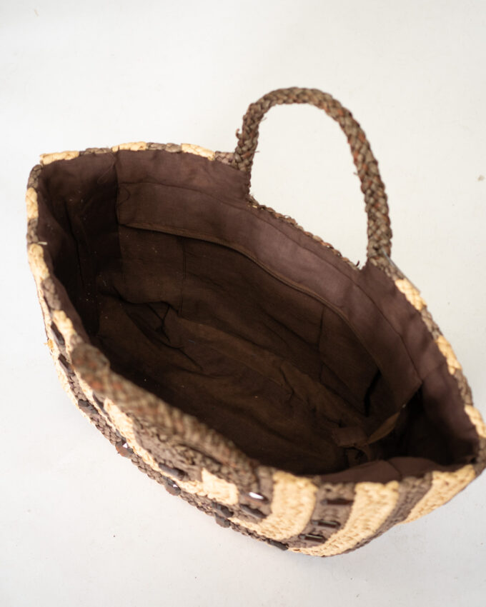 Summer Muse – Vintage Straw Beach Bag