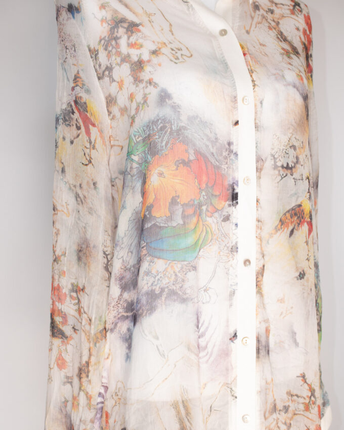 Vintage Beach Shirt Dress – Dreamy & Sheer - S/M