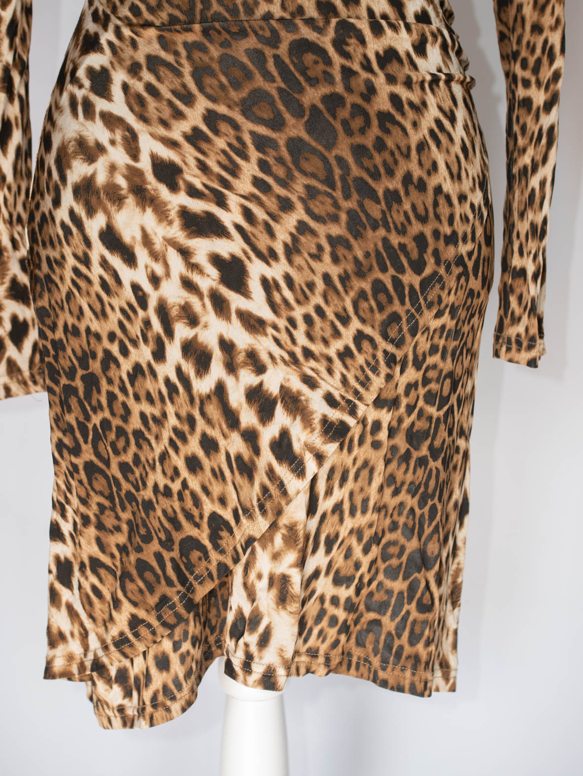 Vintage Leopard Print Dress – S/M - Image 4