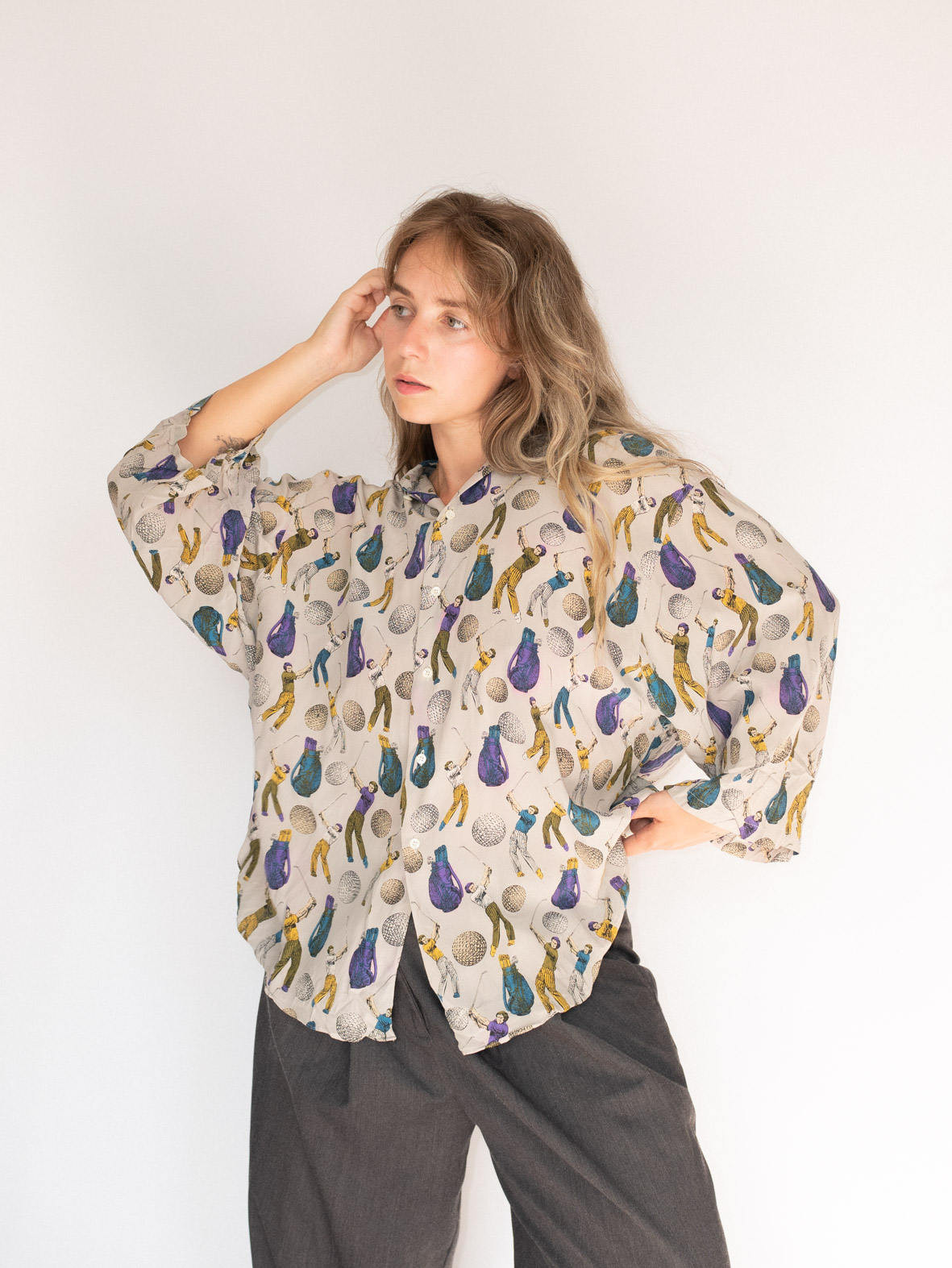 Par-Tee Cool β Vintage Golf Shirt (Unisex, Oversized) - M/L