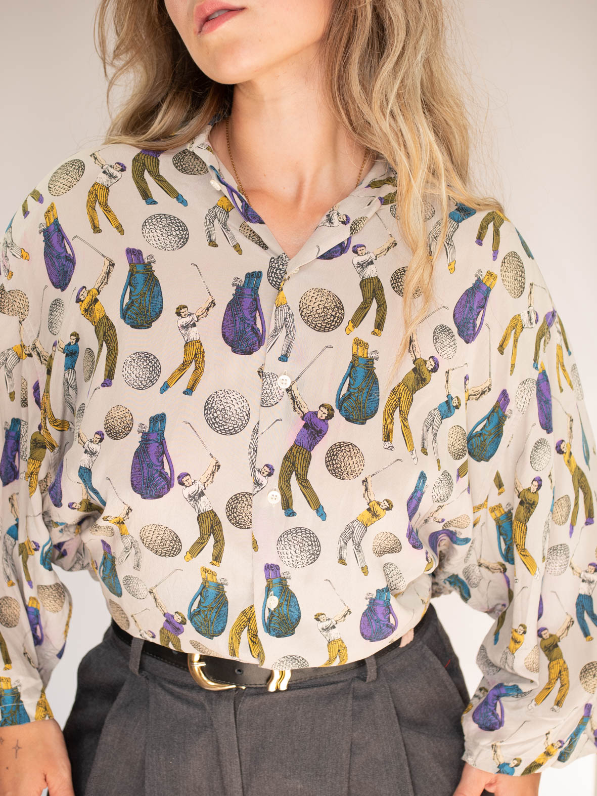 Par-Tee Cool β Vintage Golf Shirt (Unisex, Oversized) - M/L - Image 4