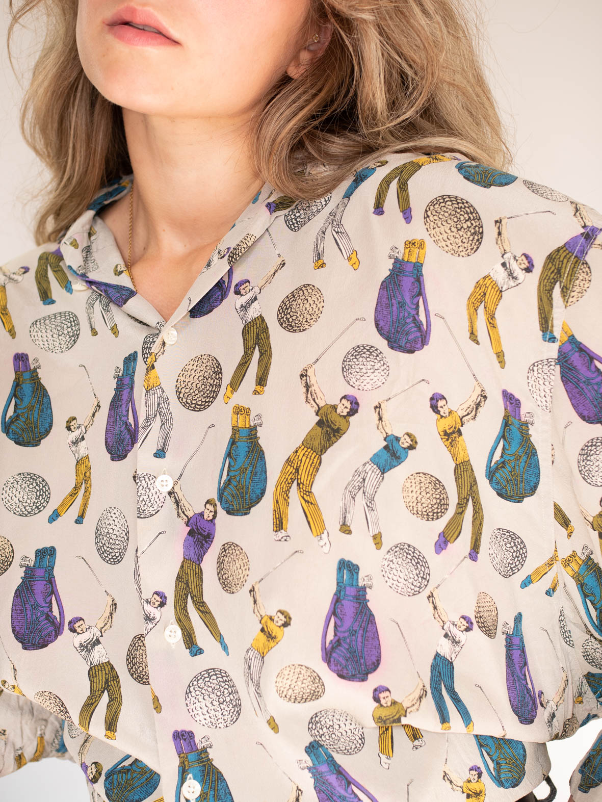 Par-Tee Cool β Vintage Golf Shirt (Unisex, Oversized) - M/L - Image 2