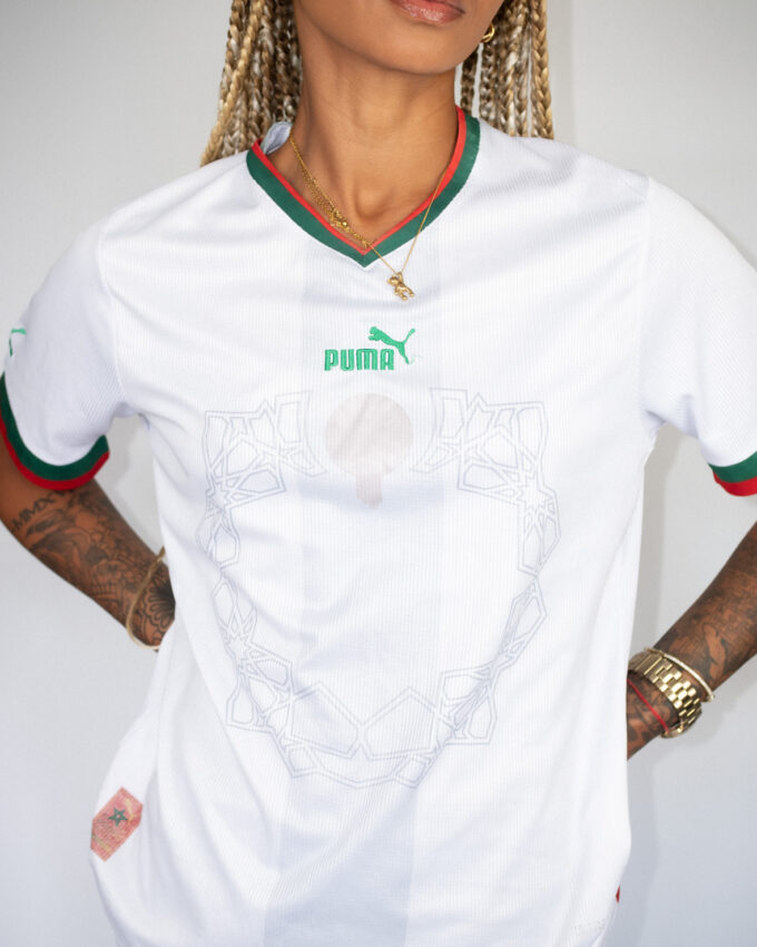 Morocco Embroidered Puma Jersey – Clean & Crisp - L