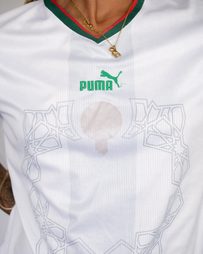 Morocco Embroidered Puma Jersey – Clean & Crisp - L