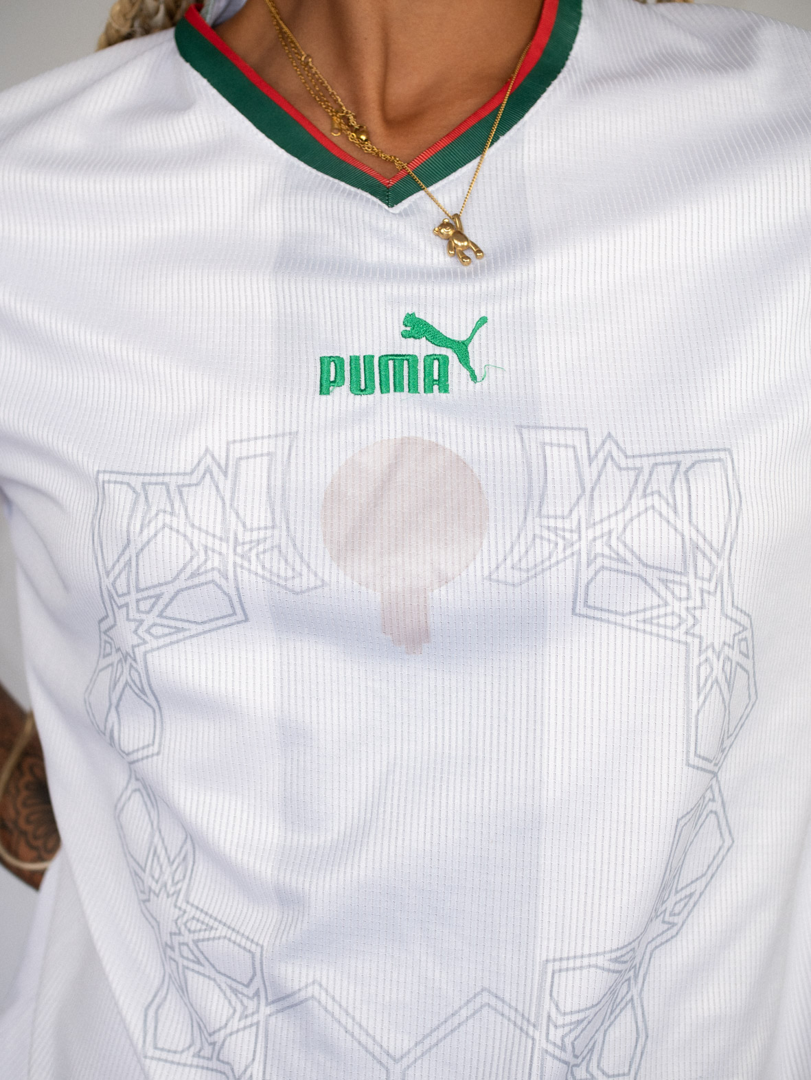 Morocco Embroidered Puma Jersey – Clean & Crisp - L - Image 5