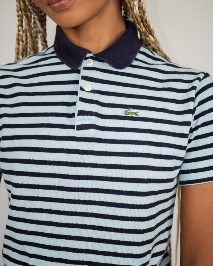 Vintage Lacoste Polo – Navy Stripe Edition - S/M