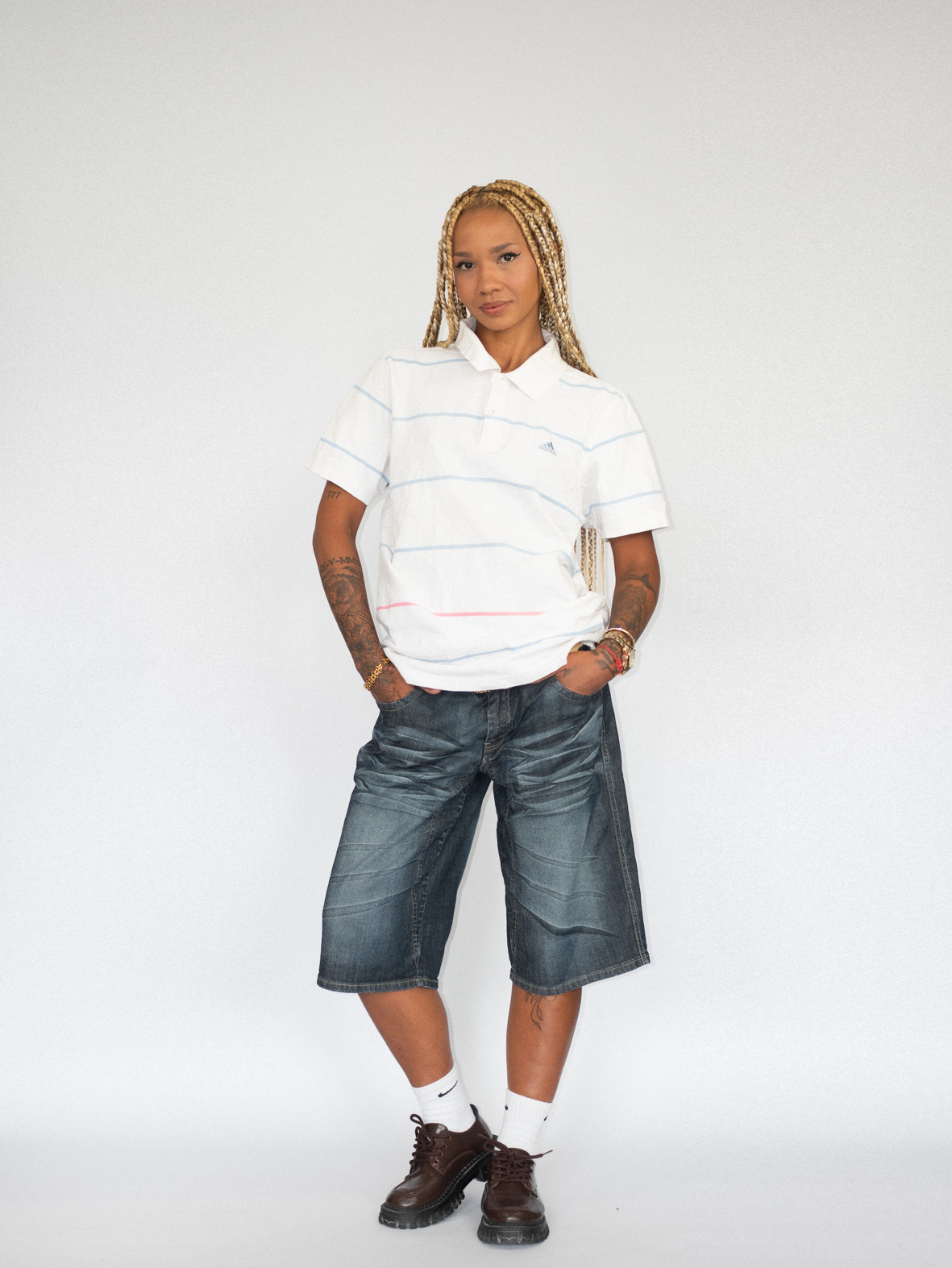 Vintage Denim Jorts – Dark-Wash Must-Have - L/XL