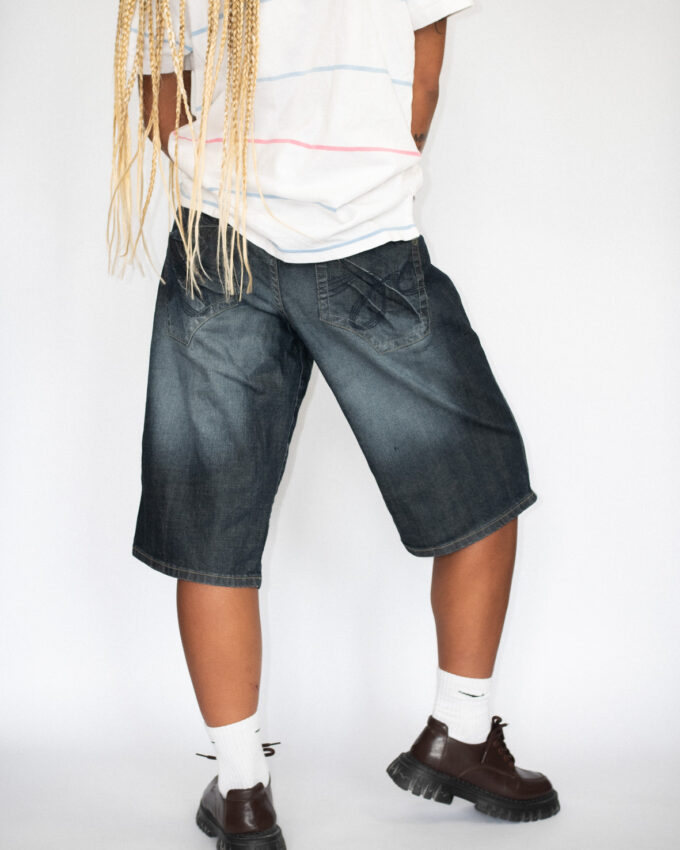 Vintage Denim Jorts – Dark-Wash Must-Have - L/XL