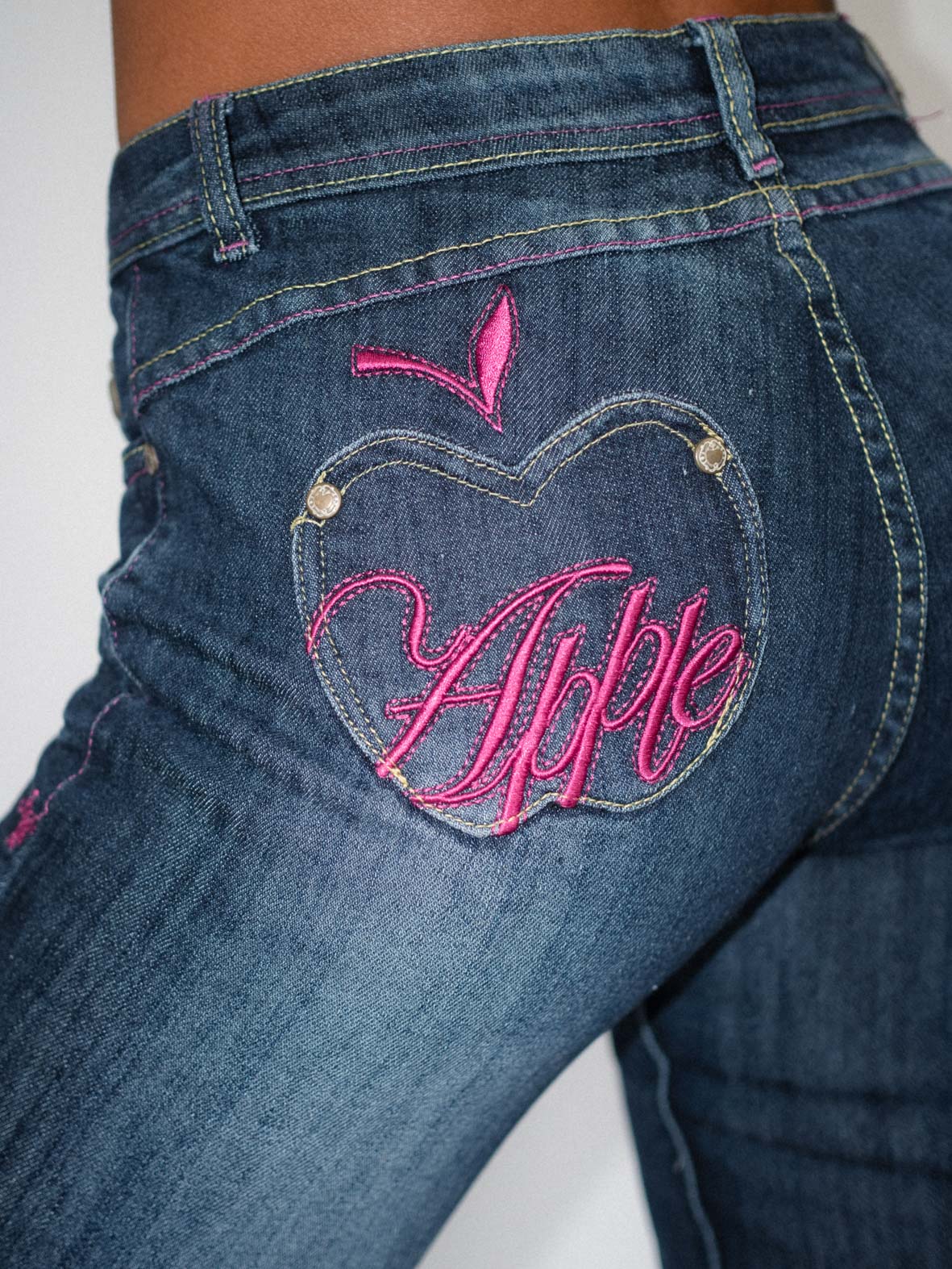 Apple Bottom Jeans – Pink Stitch Edition - black 5/6 - Image 4