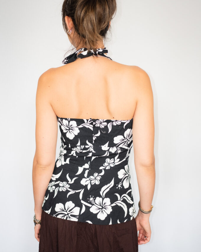 Hawaiian Halter Top – Coconut Girl Energy - S/M