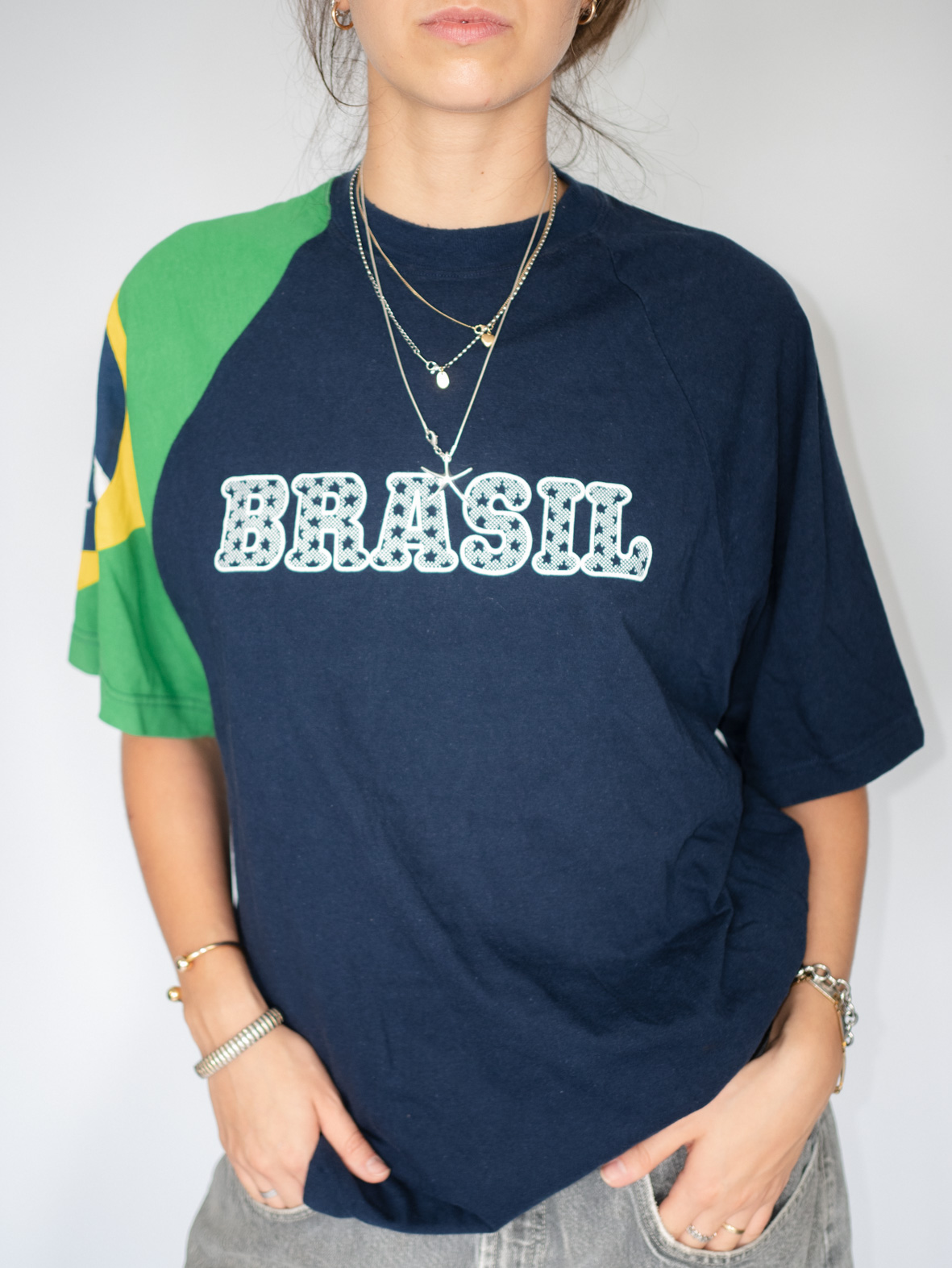 Oversized Brasil Cotton Tee – L - Image 2