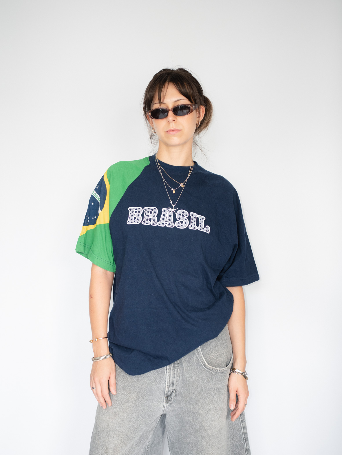 Oversized Brasil Cotton Tee – L