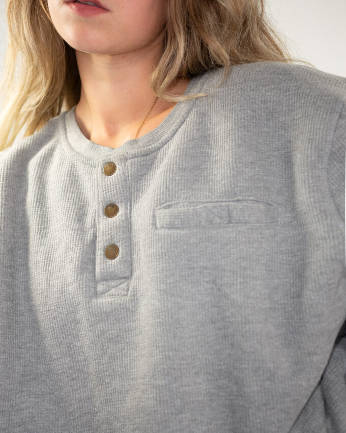 Vintage Lee Oversized Sweatshirt with Teddy Innerlining - XL