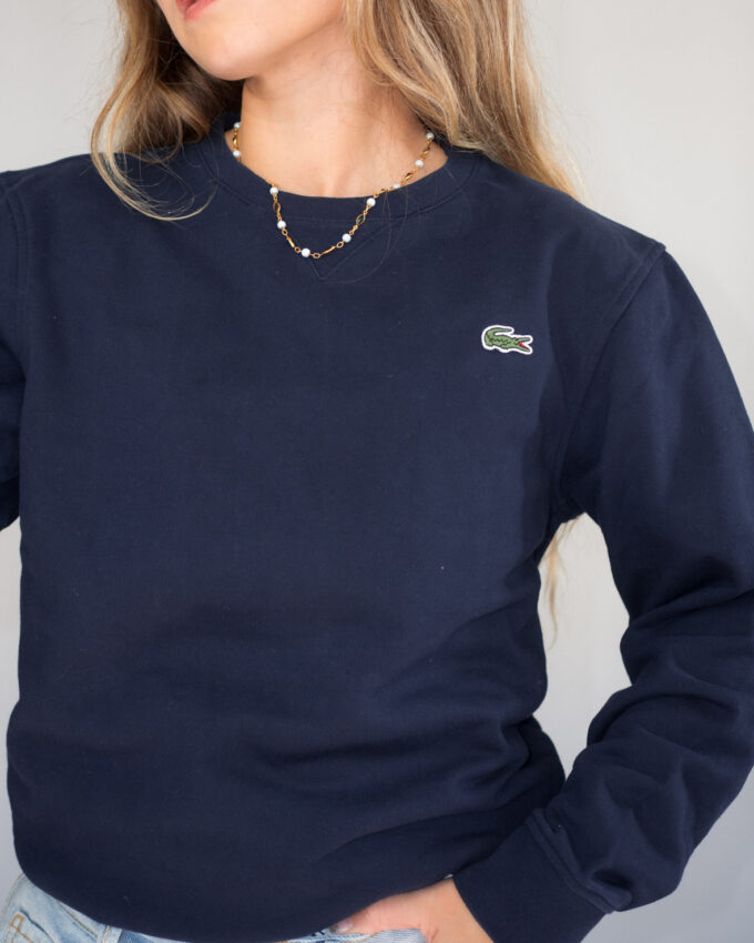 Lacoste Sweatshirt – Marine Blue Classic  - XS/S