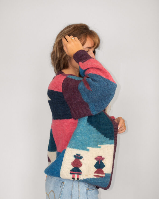 Rare Vintage Knit Cardigan - M