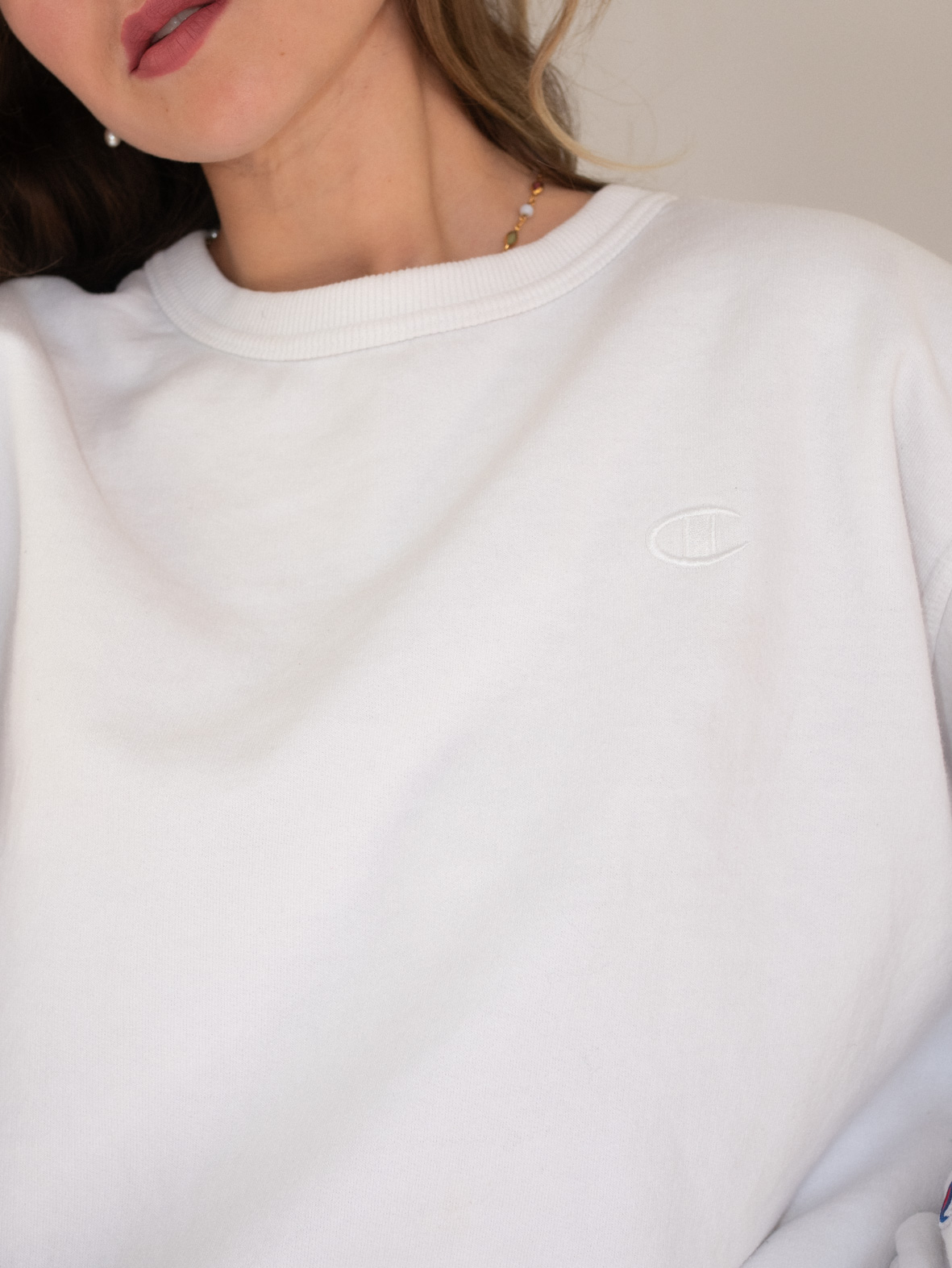 Oversized Vintage 90s Champion Sweatshirt - XL - Image 2