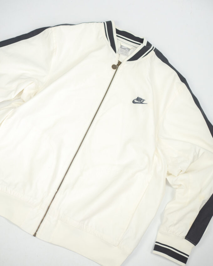 Vintage late 00s Nike Windbreaker – White & Black - XL