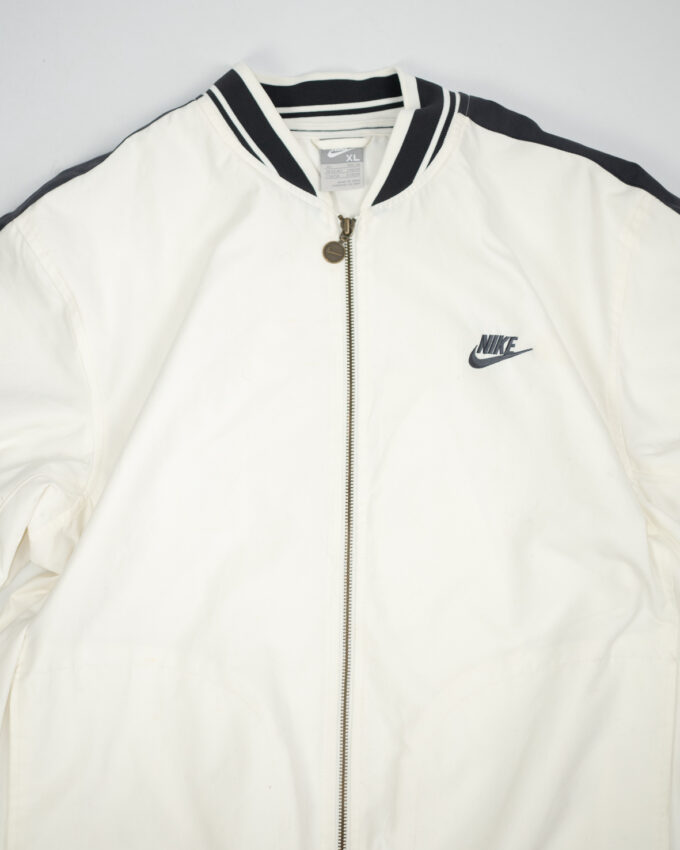 Vintage late 00s Nike Windbreaker – White & Black - XL