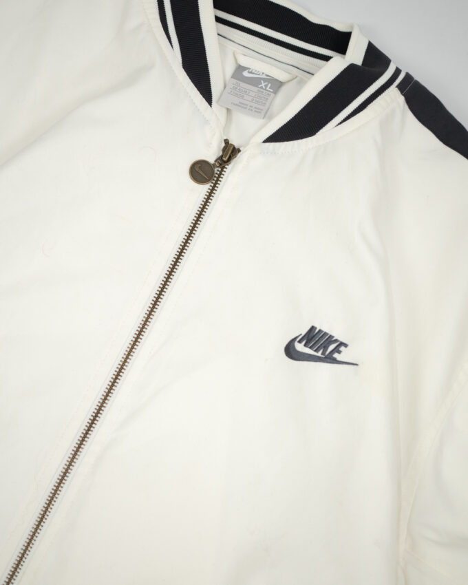 Vintage late 00s Nike Windbreaker – White & Black - XL