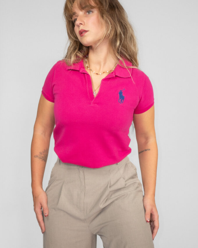 Ralph Lauren Vintage Polo embroidered Logo - M