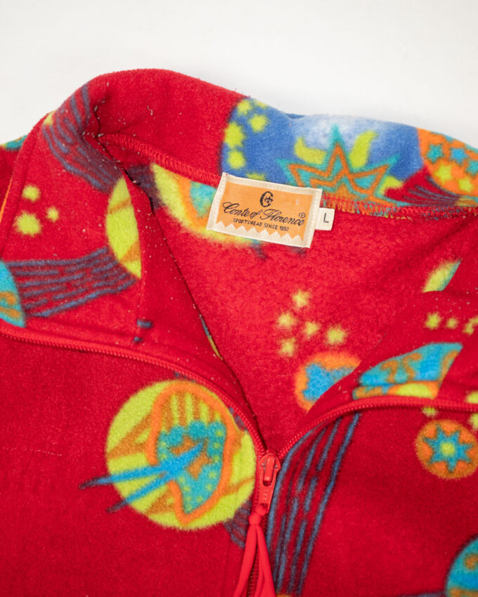 Rare Conte of Florence Fleece (’90s Cosmic Aesthetic) – L