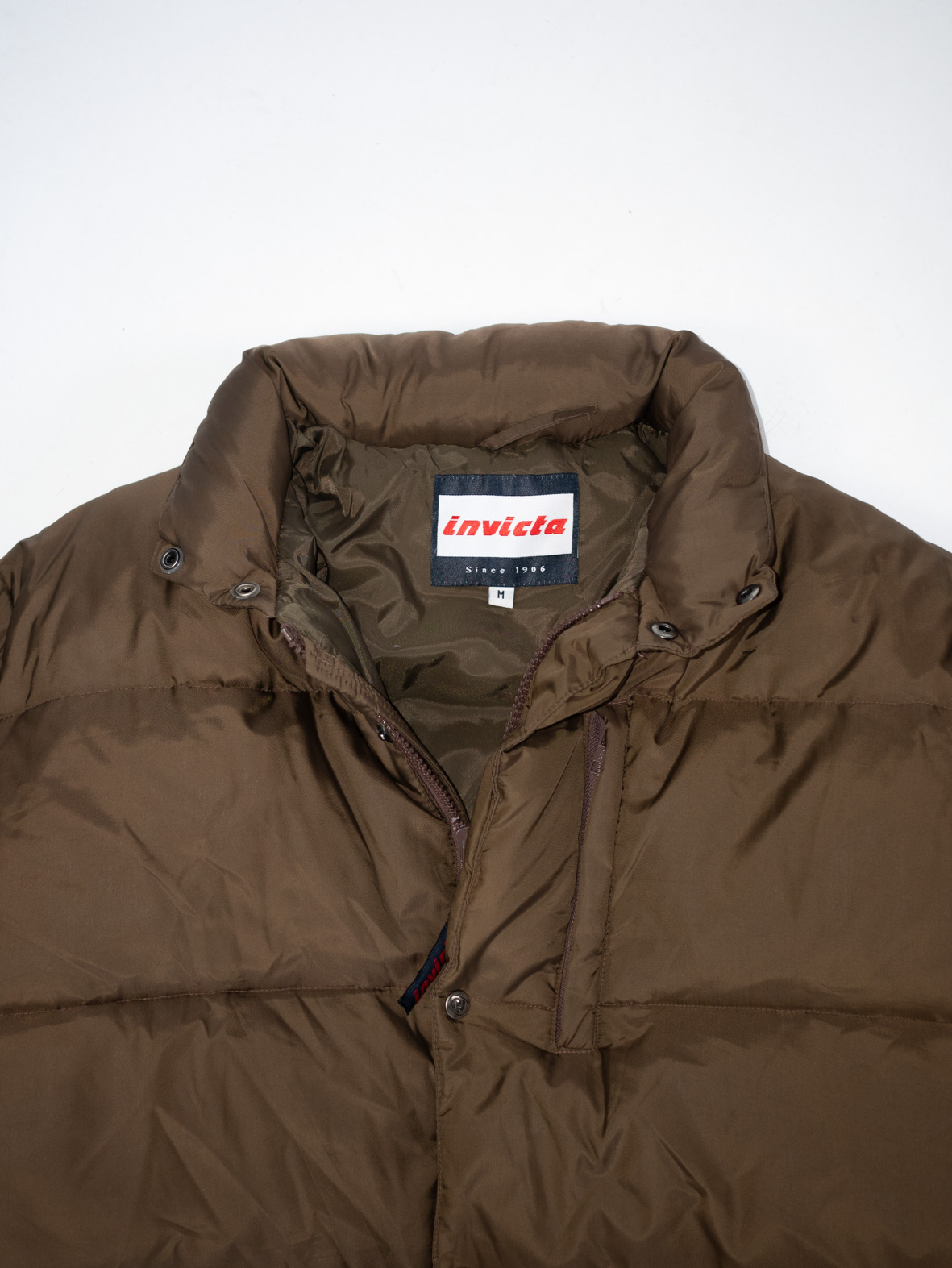 Invicta Down Jacket – Khaki (80s–90s) - M/L - Image 5