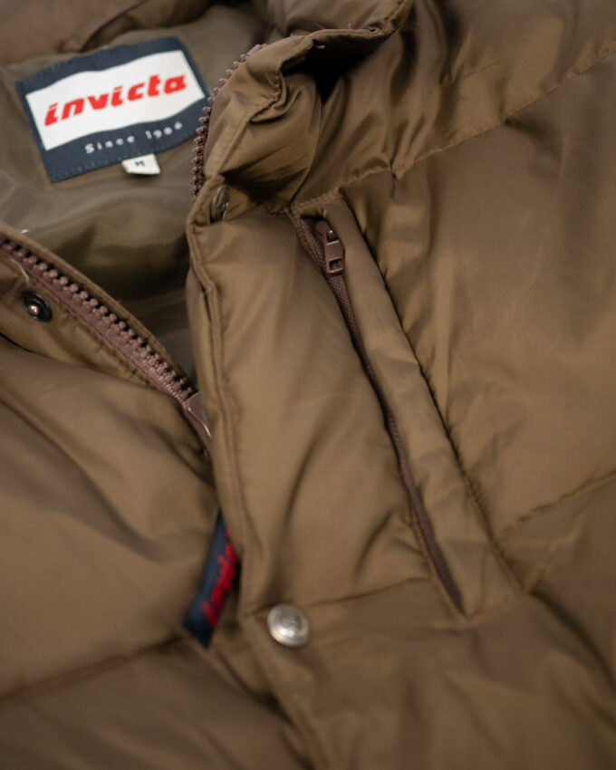 Invicta Down Jacket – Khaki (80s–90s) - M/L